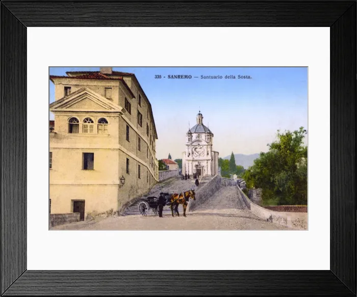 Framed Print : Sanremo, Italy - Santuario della Sosta Framed Print : Sanremo, Italy - Santuario della Sosta