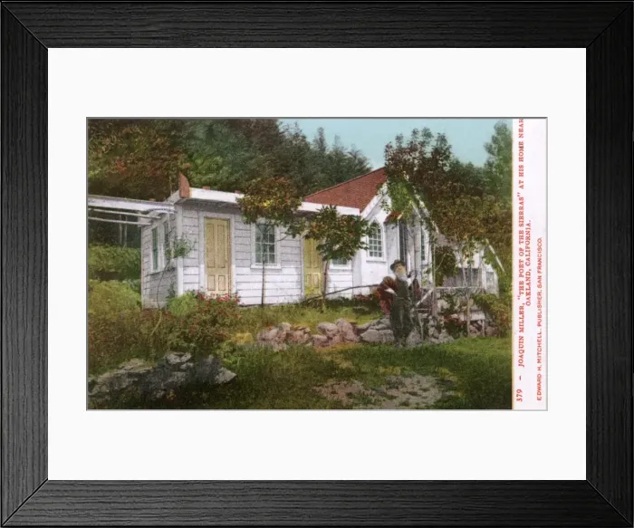 Framed Print : Joaquin Miller (Cincinnatus Heine Miller) - US Poet Framed Print : Joaquin Miller (Cincinnatus Heine Miller) - US Poet