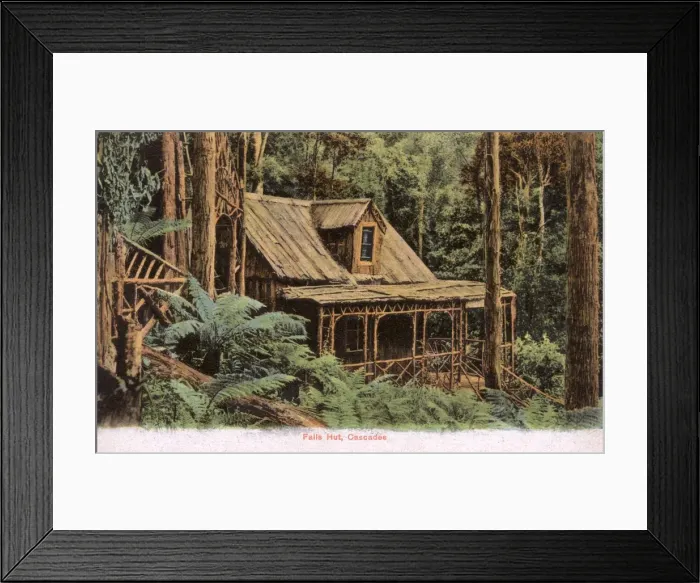 Framed Print : Falls Hut, Cascades, Australia Framed Print : Falls Hut, Cascades, Australia