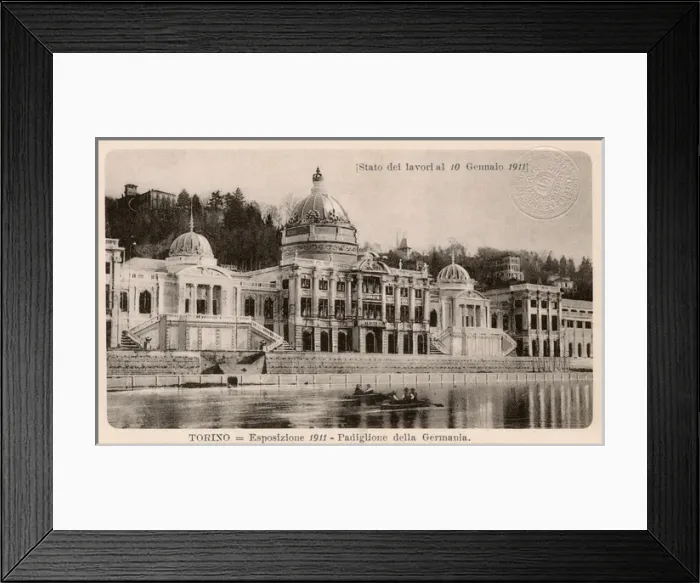 Framed Print : The Turin Exposition of 1911 - German Pavilion Framed Print : The Turin Exposition of 1911 - German Pavilion
