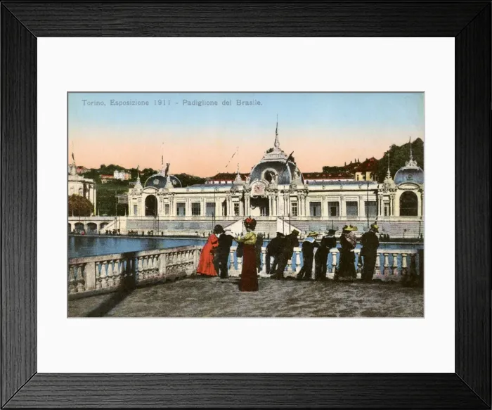 Framed Print : The Turin Exposition of 1911 - The Brazilian Pavilion Framed Print : The Turin Exposition of 1911 - The Brazilian Pavilion