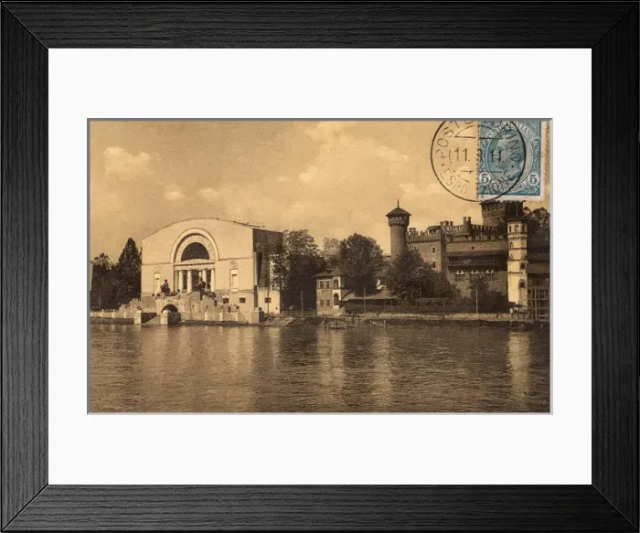 Framed Print : Turin Exposition 1911 - Russian Pavilion and Medieval Castle Framed Print : Turin Exposition 1911 - Russian Pavilion and Medieval Castle