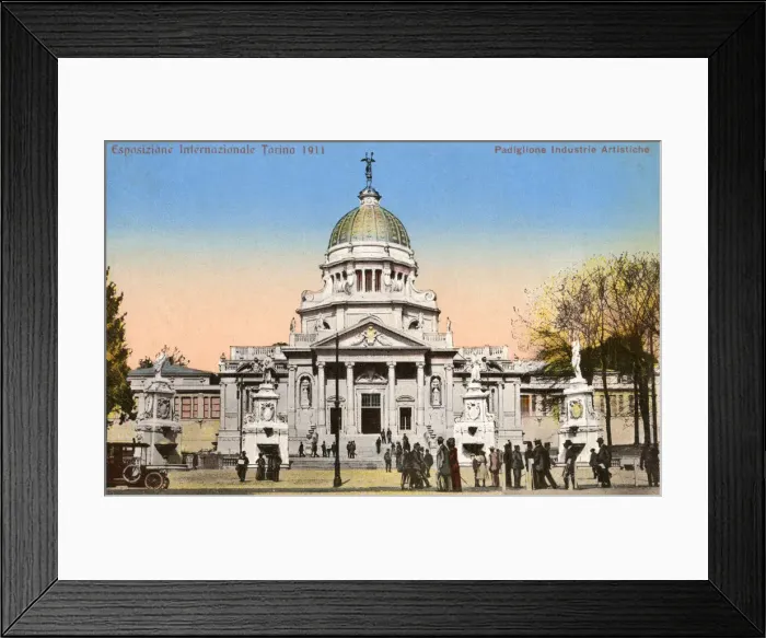 Framed Print : The Turin Exposition 1911 - Industrial Arts Pavilion Framed Print : The Turin Exposition 1911 - Industrial Arts Pavilion