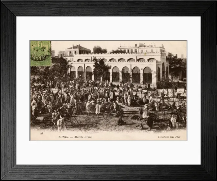 Framed Print : Arab Market at Tunis, Tunisia Framed Print : Arab Market at Tunis, Tunisia