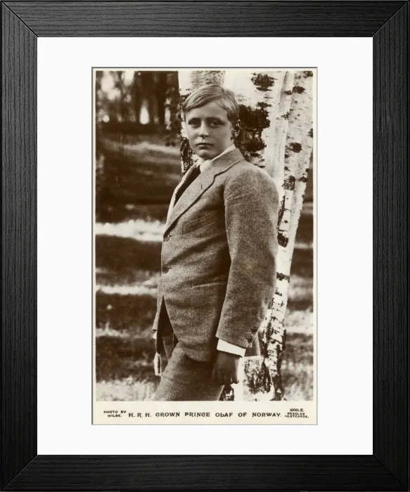 Framed Print : HRH Crown Prince Olaf of Norway Framed Print : HRH Crown Prince Olaf of Norway