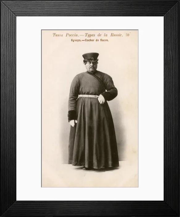 Framed Print : Russian Coachman Framed Print : Russian Coachman