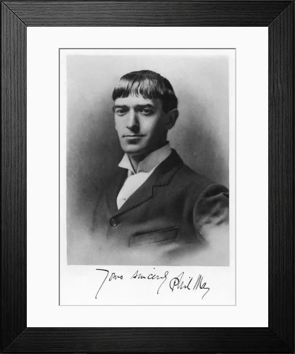 Framed Print : Portrait of the Artist Phil May Framed Print : Portrait of the Artist Phil May