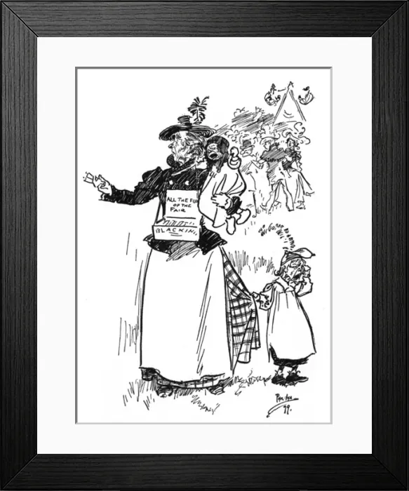 Framed Print : Happy Hampstead - Coster Saleswoman at Hampstead Framed Print : Happy Hampstead - Coster Saleswoman at Hampstead