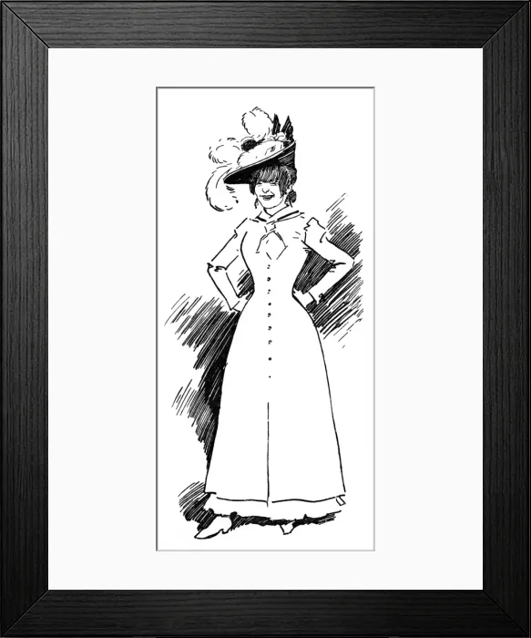 Framed Print : Arriet - a good Cockney Girl in all of her finery Framed Print : Arriet - a good Cockney Girl in all of her finery