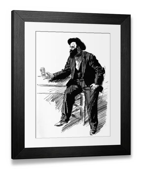 Framed Print : David Ossipovitch Widhopff - Russian / French painter Framed Print : David Ossipovitch Widhopff - Russian / French painter