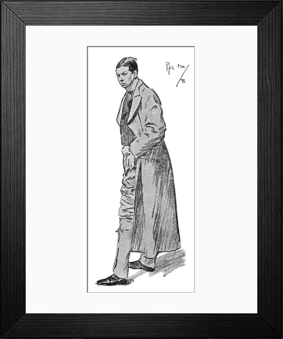 Framed Print : Sir William Newzam Prior Nicholson - portrait by Phil May Framed Print : Sir William Newzam Prior Nicholson - portrait by Phil May