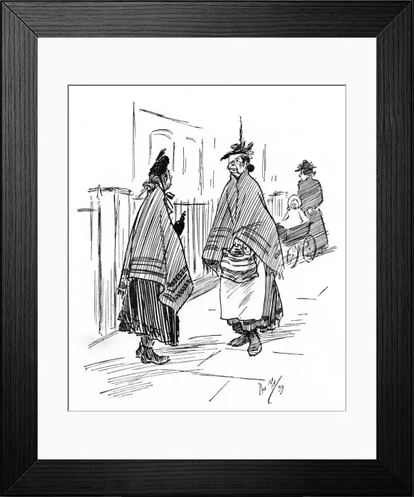 Framed Print : Domestic Violence discussed on a London street Framed Print : Domestic Violence discussed on a London street