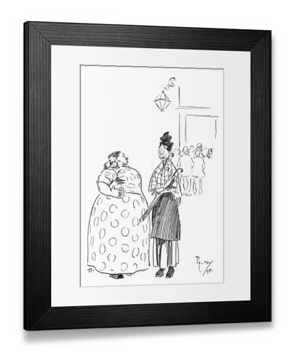Framed Print : Ladies complaining od bad language from the pub Framed Print : Ladies complaining od bad language from the pub