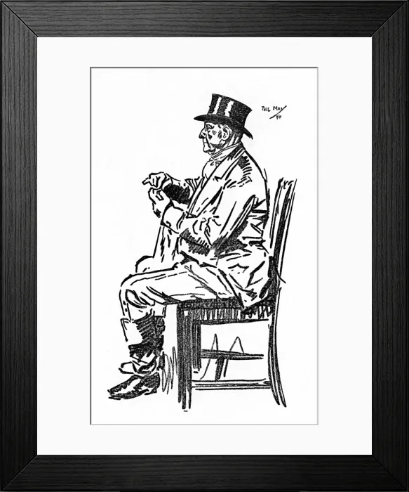 Framed Print : An old sport by Phil May - Elderly Huntsman Framed Print : An old sport by Phil May - Elderly Huntsman