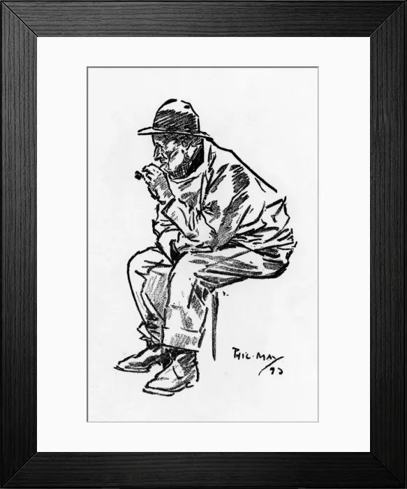 Framed Print : A Newlyn Fisherman, Cornwall Framed Print : A Newlyn Fisherman, Cornwall