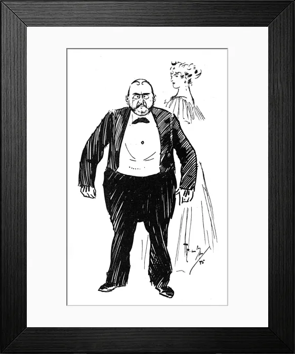 Framed Print : A Millionaire, drawing the attention of a pretty girl Framed Print : A Millionaire, drawing the attention of a pretty girl