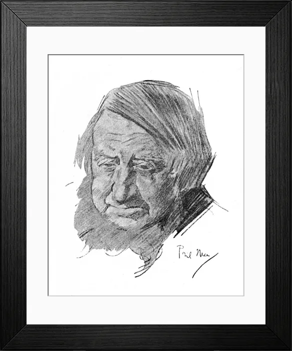 Framed Print : The characterful face of an elderly man Framed Print : The characterful face of an elderly man