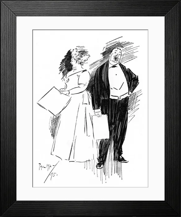 Framed Print : A duet - two singers in full flow Framed Print : A duet - two singers in full flow