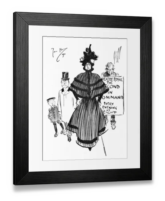 Framed Print : The Second in Command - Mr and Mrs Binks Framed Print : The Second in Command - Mr and Mrs Binks