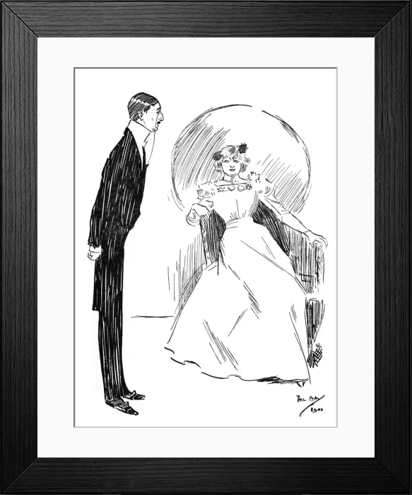Framed Print : Millionairess quizzes Lord on his wealth