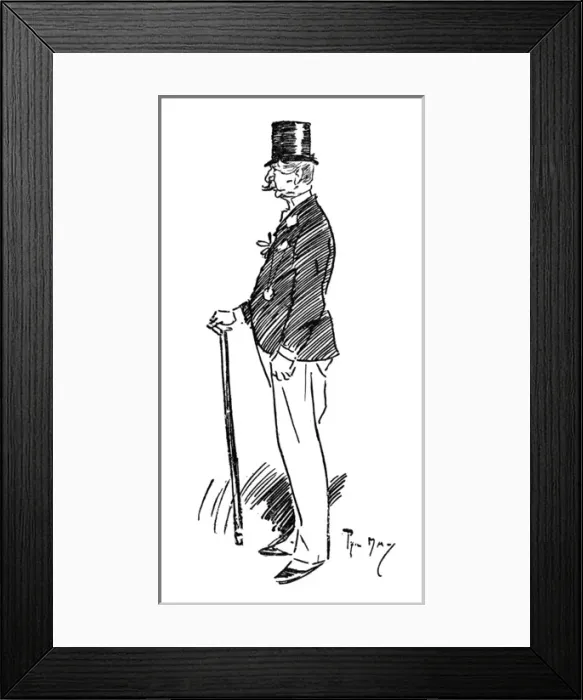 Framed Print : In the Strand, London - A Gentleman Framed Print : In the Strand, London - A Gentleman