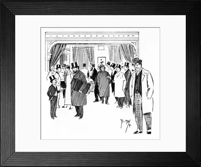 Framed Print : The Members of the Eccentric Club Framed Print : The Members of the Eccentric Club