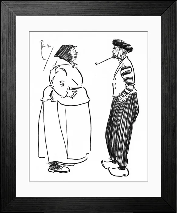 Framed Print : L Heure d Absinthe - French couple Framed Print : L Heure d Absinthe - French couple