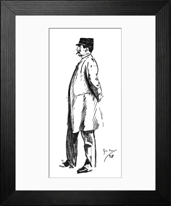 Framed Print : The Octroi - Sketch in Paris by Phil May Framed Print : The Octroi - Sketch in Paris by Phil May