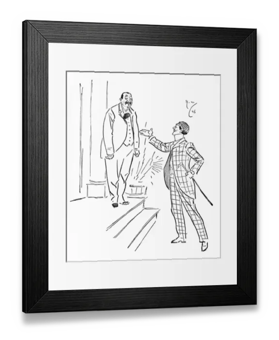 Framed Print : Well, Au Reservoir, Monsieur. - Engishman abroad Framed Print : Well, Au Reservoir, Monsieur. - Engishman abroad