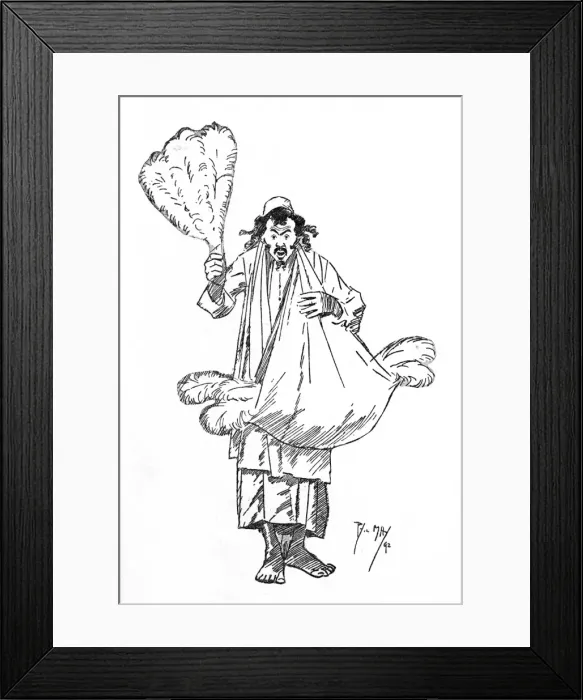 Framed Print : Ostrich Feather Seller at Aden, Yemen Framed Print : Ostrich Feather Seller at Aden, Yemen