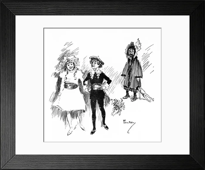 Framed Print : A little girl loses her beau to a prettier model Framed Print : A little girl loses her beau to a prettier model