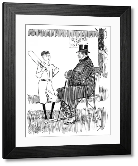 Framed Print : Boy provides straightforward answer when quizzed by Uncle Framed Print : Boy provides straightforward answer when quizzed by Uncle