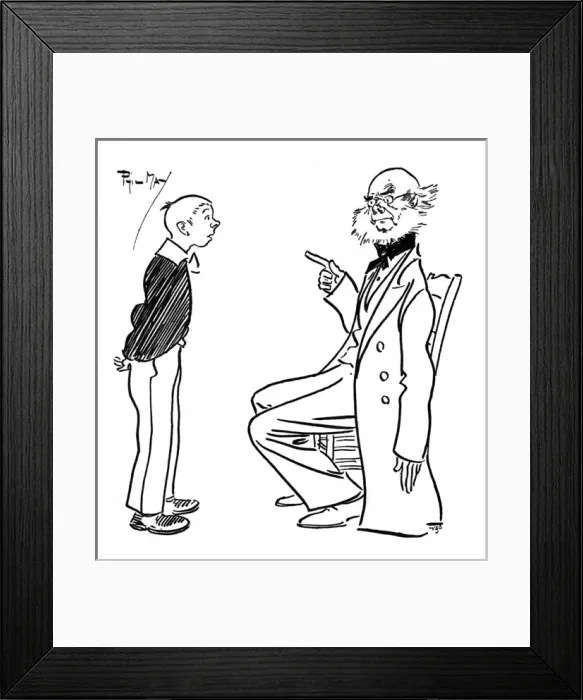 Framed Print : The logical response to a question fom the older generation Framed Print : The logical response to a question fom the older generation
