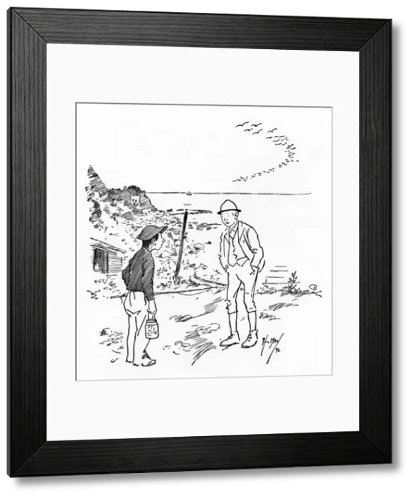 Framed Print : Circular discussion concerning the catch of the day Framed Print : Circular discussion concerning the catch of the day