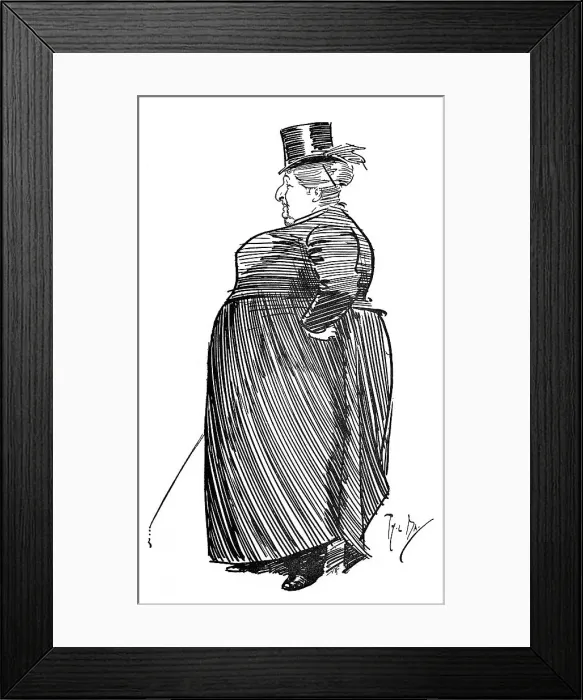 Framed Print : Souvenir of Scarborough - Lady Cab Driver Framed Print : Souvenir of Scarborough - Lady Cab Driver