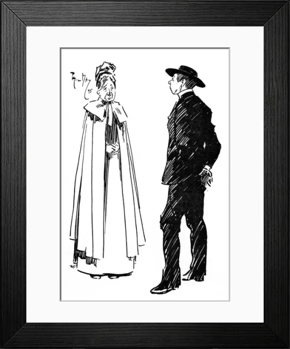 Framed Print : Old Mrs Snooksons Husband view on his drinking ailment Framed Print : Old Mrs Snooksons Husband view on his drinking ailment