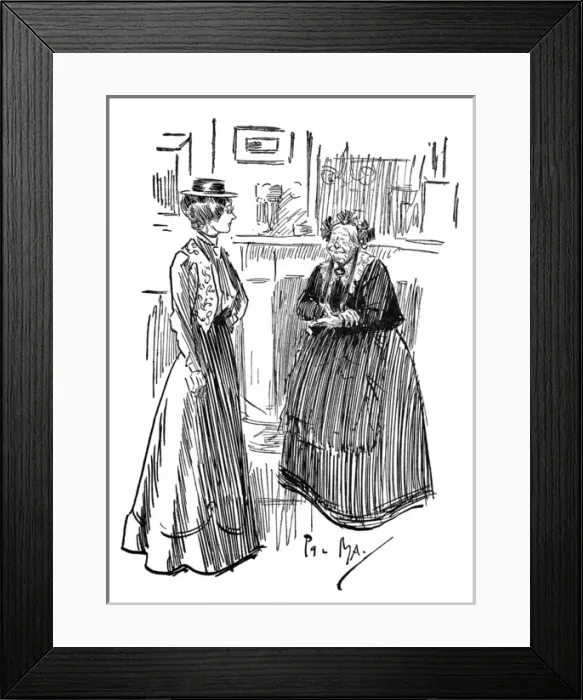 Framed Print : Lodging House Keeper makes a slight descriptive error Framed Print : Lodging House Keeper makes a slight descriptive error