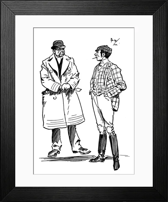 Framed Print : Horse Trainer standing up for his principles Framed Print : Horse Trainer standing up for his principles
