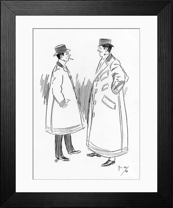 Framed Print : Two Racehorse Trainers share an in-joke Framed Print : Two Racehorse Trainers share an in-joke