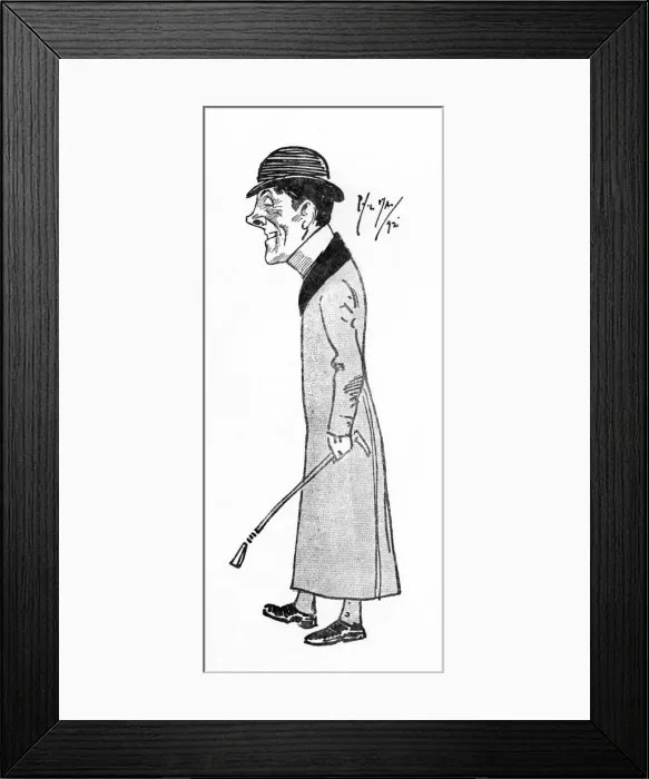Framed Print : Arthur Coventry - Jockey Club Starter Framed Print : Arthur Coventry - Jockey Club Starter