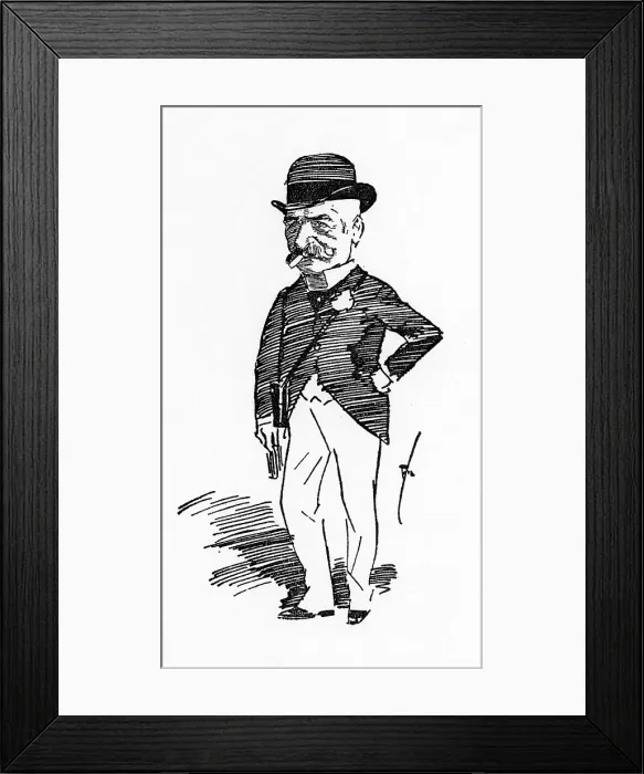 Framed Print : Joe Thompson - Bookmaker - late 19th century Framed Print : Joe Thompson - Bookmaker - late 19th century