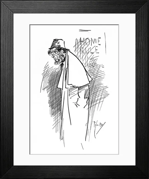 Framed Print : An unflattering Irish type who wanted Home Rule Framed Print : An unflattering Irish type who wanted Home Rule