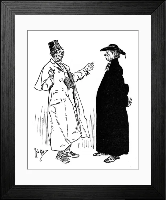Framed Print : Father O Flynn unconvinced by drunks claim to sober Framed Print : Father O Flynn unconvinced by drunks claim to sober
