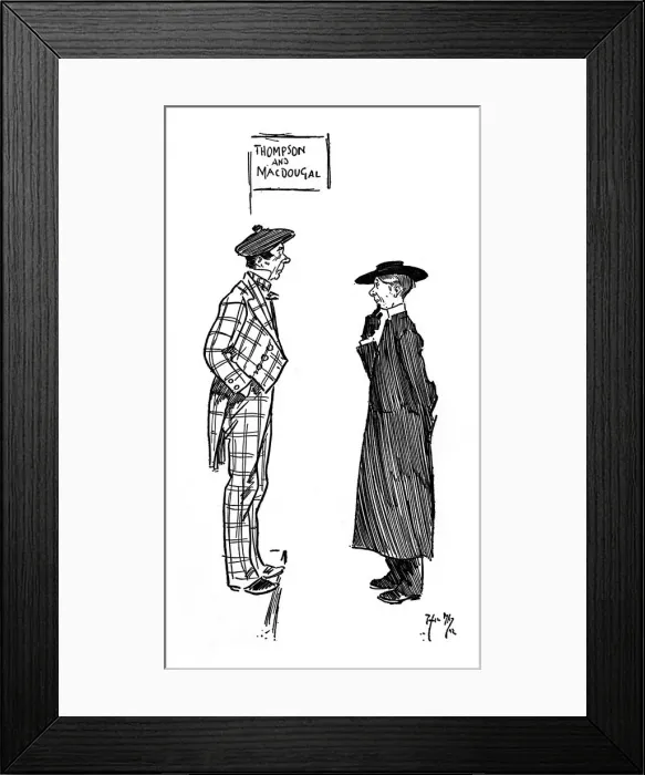 Framed Print : Priest directed to find a Scotsmans late business partner Framed Print : Priest directed to find a Scotsmans late business partner