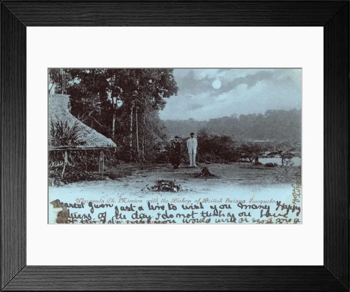 Framed Print : Waraputa Christian Mission at Essequebo, British Guyana Framed Print : Waraputa Christian Mission at Essequebo, British Guyana