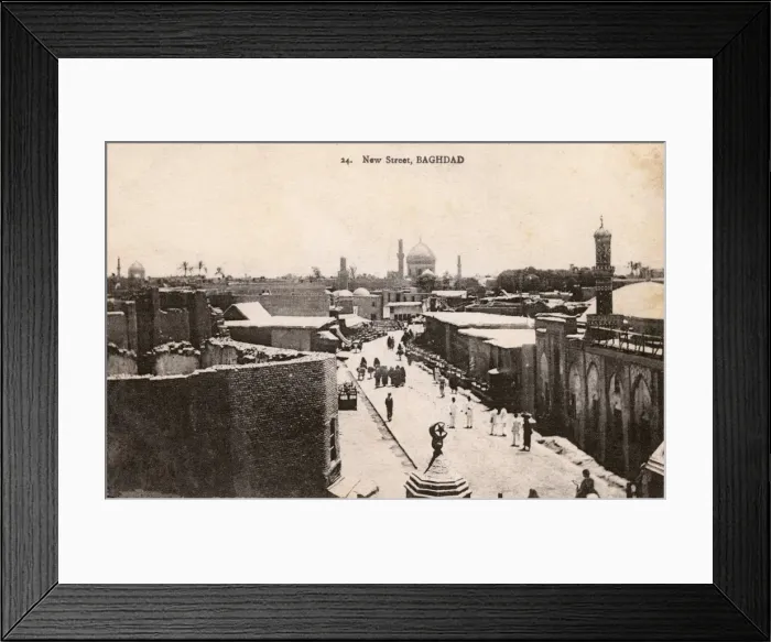 Framed Print : Baghdad, Iraq - New Street Framed Print : Baghdad, Iraq - New Street