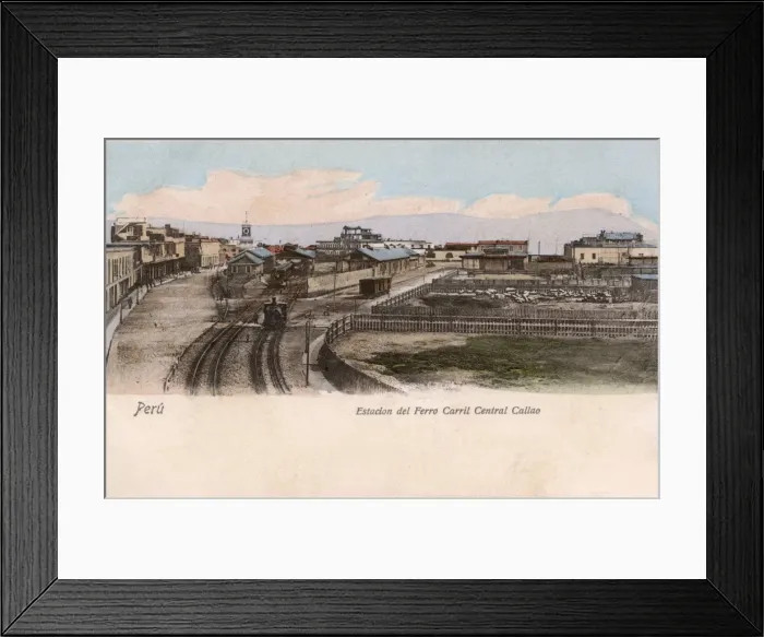 Framed Print : Peru - Railway Station Framed Print : Peru - Railway Station