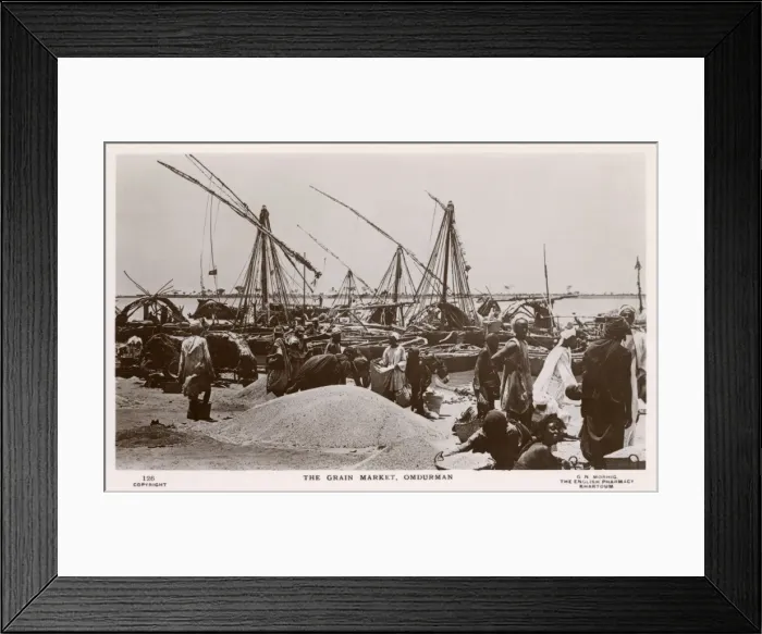 Framed Print : The Grain Market - Omdurman, Sudan Framed Print : The Grain Market - Omdurman, Sudan