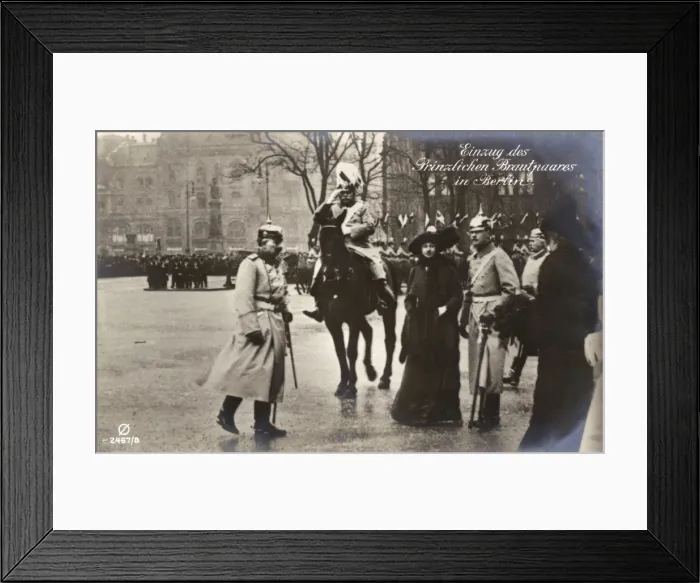 Framed Print : Kaiser Wilhelm II in Berlin, Germany Framed Print : Kaiser Wilhelm II in Berlin, Germany
