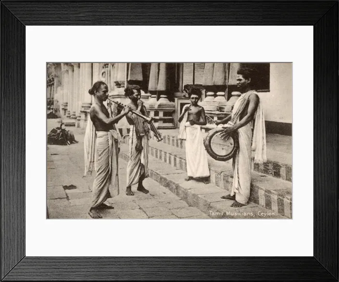 Framed Print : Tamil Musicians, Sri Lanka Framed Print : Tamil Musicians, Sri Lanka